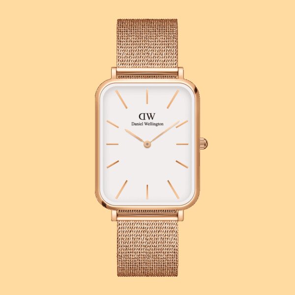 Daniel Wellington DW Uhr Quadro Pressed Melrose W 29x36.5mm Rose Gold