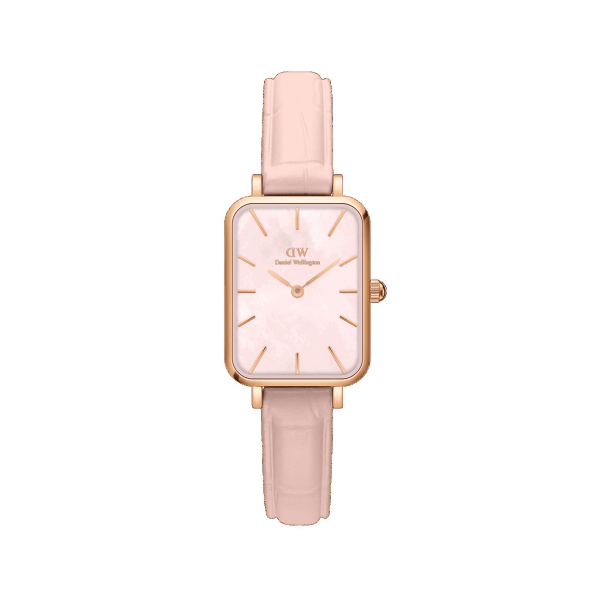 Daniel Wellington DW Uhr Quadro Pressed Rouge 20x26mm MIC Rose Gold