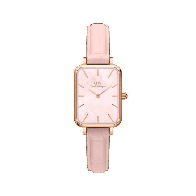 Daniel Wellington DW Uhr Quadro Pressed Rouge 20x26mm MIC Rose Gold