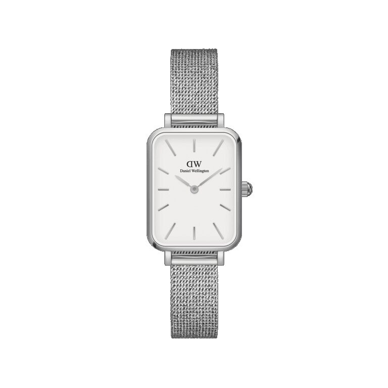 Daniel Wellington DW Uhr Quadro Pressed Sterling 20x26mm MIC Silver