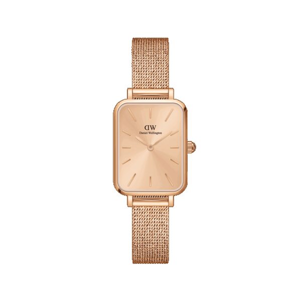 Daniel Wellington DW Uhr Quadro Pressed Unitone 20x26mm MIC Rose Gold