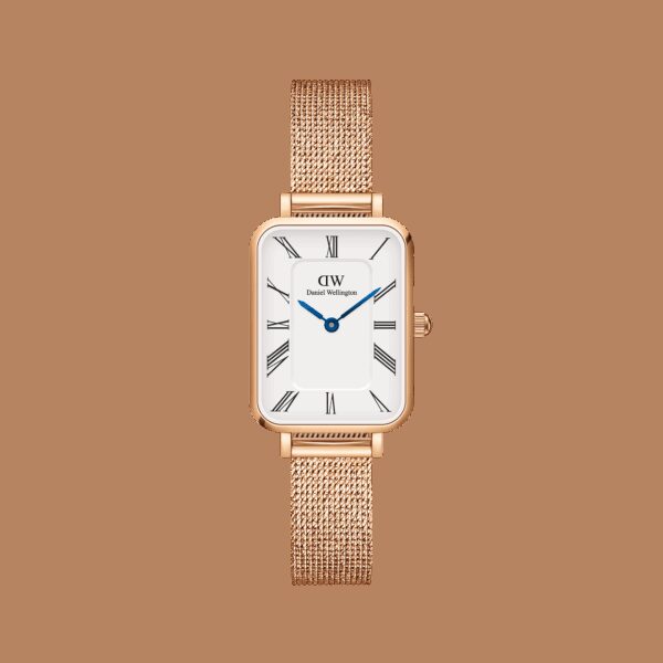 Daniel Wellington DW Uhr Quadro Roman Numerals Melrose 20x26mm MIC Rose Gold