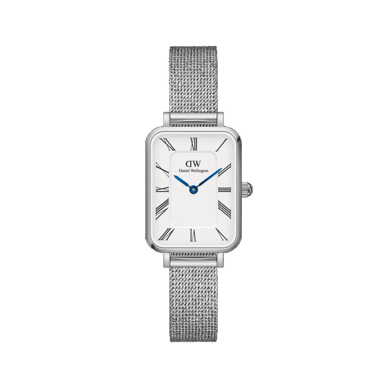 Daniel Wellington DW Uhr Quadro Roman Numerals Sterling 20x26mm Silver