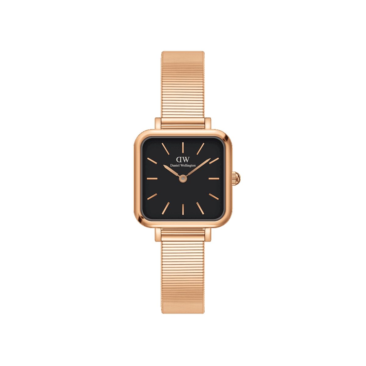 Daniel Wellington DW Uhr Quadro Studio Black Rose Gold 22x22mm MIC