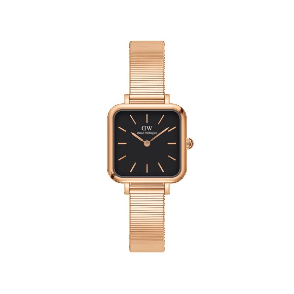 Daniel Wellington DW Uhr Quadro Studio Black Rose Gold 22x22mm MIC
