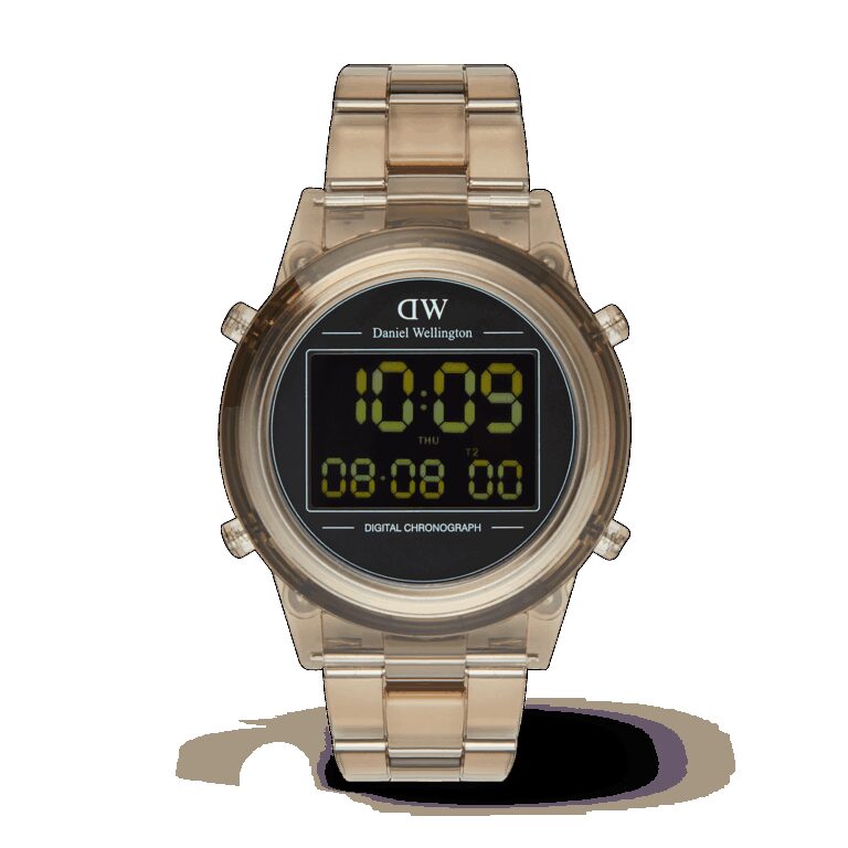 Daniel Wellington DW Uhr Retro Digital Dark Brown 42mm