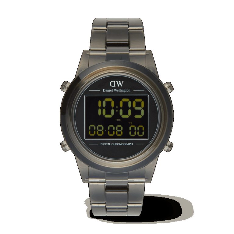 Daniel Wellington DW Uhr Retro Digital Dark Grey 42mm