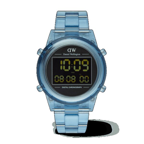 Daniel Wellington DW Uhr Retro Digital Light Blue 42mm