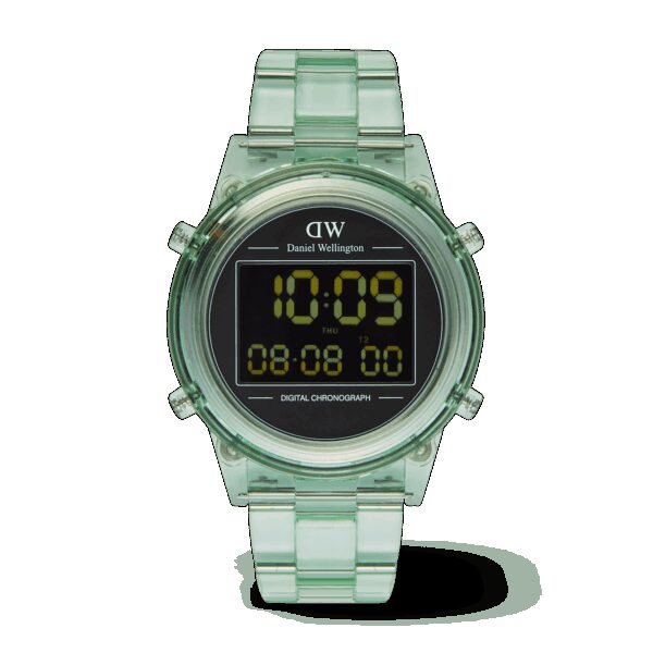 Daniel Wellington DW Uhr Retro Digital Light Green 42mm