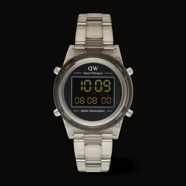 Daniel Wellington DW Uhr Retro Digital Light Grey 42mm