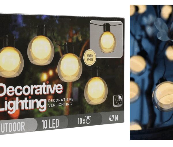 Dekorative Beleuchtung 10 LED-Leuchten für draußen UND drinnen - INCL Timer Wohnen & Kochen
