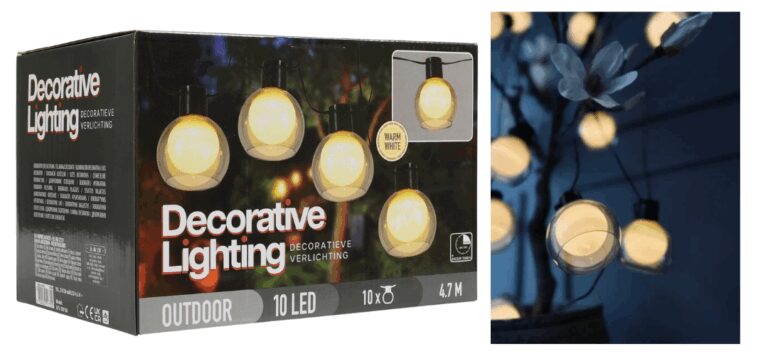 Dekorative Beleuchtung 10 LED-Leuchten für draußen UND drinnen - INCL Timer Wohnen & Kochen