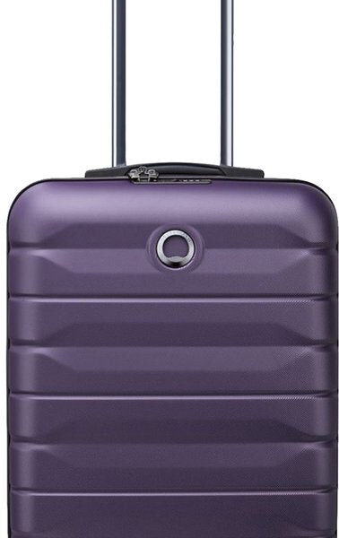 Delsey Air Armour 4 Wheel Slim Cabin Trolley 55/40 dunkelviolett Hobby & Sport