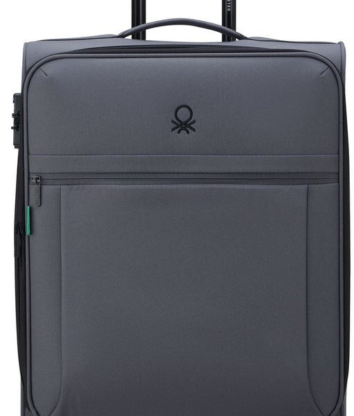 Delsey Paris x United Colors of Benetton BE 4-Rad-Trolley 65 cm mit Verlängerung klappbar Hobby & Sport