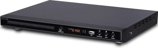 Denver DVD-Player mit HDMI - Unterstützt FULL HD - CD-Player - Dolby Digital Decoder - USB / Scart - DVH1245- Schwarz Elektronik