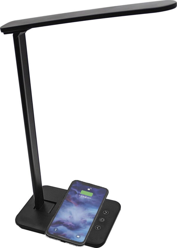 Denver Schreibtischlampe - QI-Ladegerät & 3 Lichtfarben - 5 W - 14