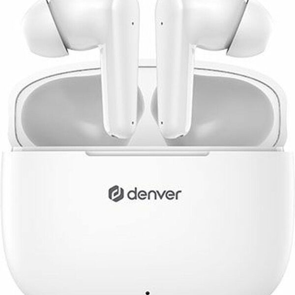 Denver TWE-48WNL Bluetooth-Kopfhörer - Weiß - Kompakte Größe 6 x 3 x 2 cm Elektronik