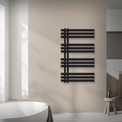 Design Badheizkörper Iron EM 600x1000 mm Schwarz matt Luxe Bath 586