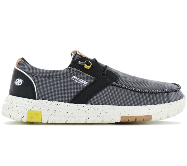 DOCKERS by Gerli 52AA002 - Herren Mokassin Espadrilles Schuhe Schwarz-Grau 700100 Sneaker