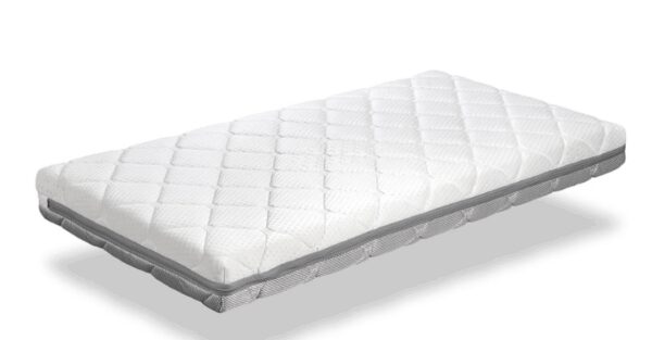 Dormissimo Baby Matratze - Atmungsaktiv & waschbar - 60 x 120 x 11 cm - Abnehmbarer Bezug - Weiß Wohnen & Kochen