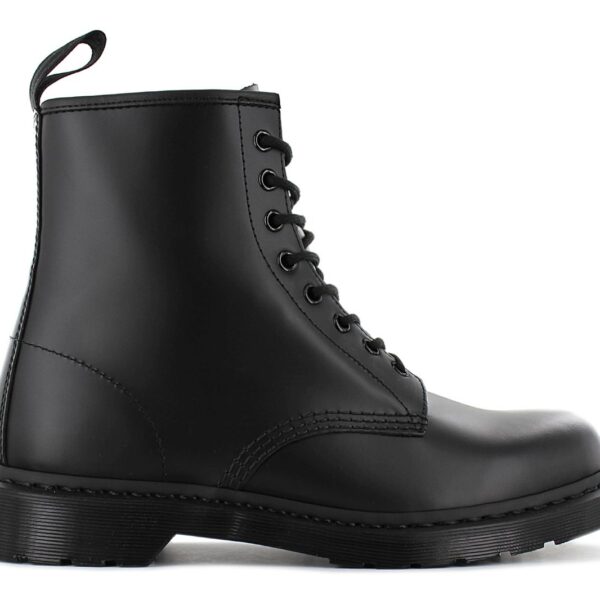 DR. DOC MARTENS 1460 Smooth Mono Milled Leder - Stiefel Boots Schwarz 14353001