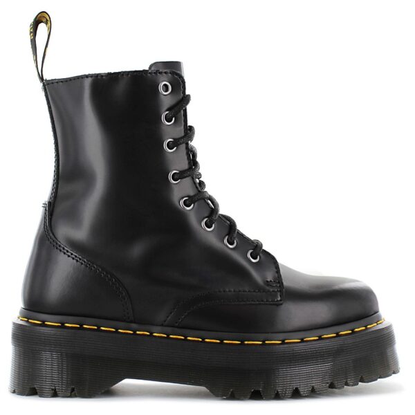 DR. DOC MARTENS JADON GLATTLEDER PLATEAU STIEFEL - Damen Boots Leder Schwarz 1460 15265001