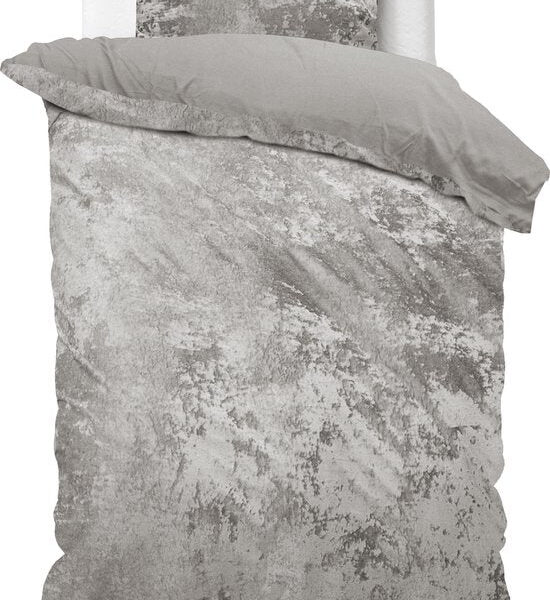 Dreamhouse Metallic Bettbezug - 140x200/220 + 1 Kopfkissenbezug 60x70 - Silber - Lits-Jumeaux Wohnen & Kochen