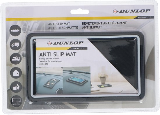 Dunlop Anti-Rutsch-Matte 20 X 11 cm Schwarz Auto & Fahrrad