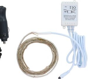 Dunlop LED-Streifen - 1 Meter - 30 LEDs - 16 Farben - dimmbar - mit Fernbedienung - 12V/24V Wohnen & Kochen