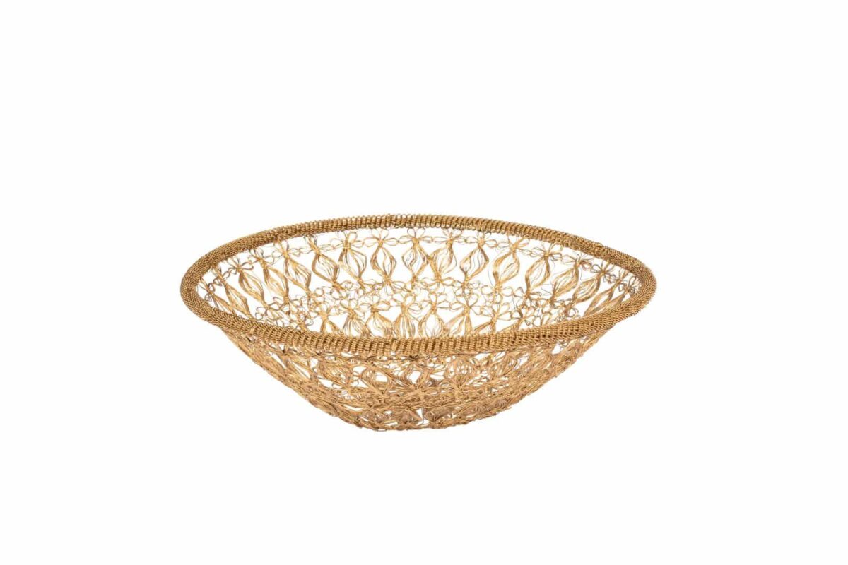 Dutchbone Bowl Filo Oval - 40x16x8cm - naturfarben - 0.3kg Wohnen & Kochen