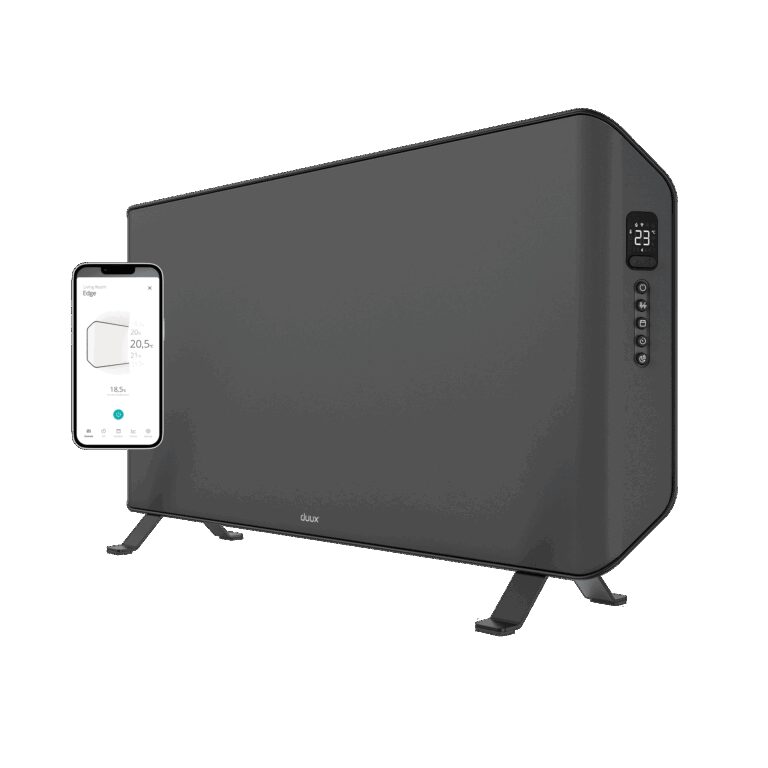 Duux Edge 1000 Smart Konvektorheizung | 15 m² | 1000 W | Grau Wohnen & Kochen