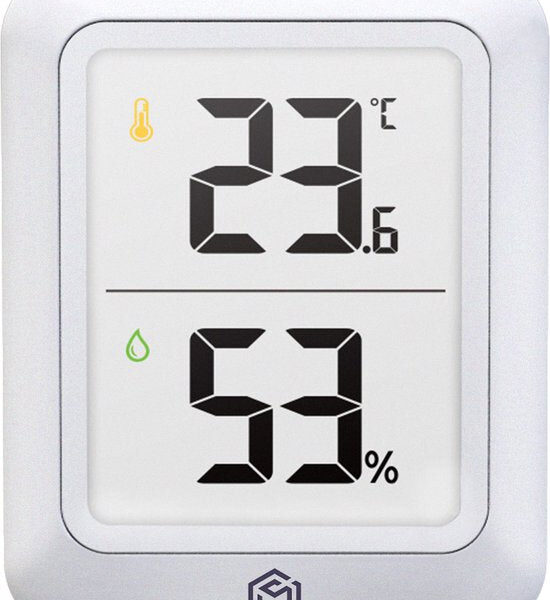 Ease Electronicz Hygrometer Min/Max - Luftfeuchtigkeitsmesser - Digitale Wetterstation - Luftfeuchtigkeitsmesser - Thermometer für Innenräume Wohnen & Kochen