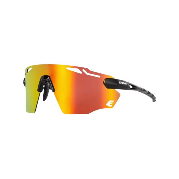 Eassun Fartlek Mattschwarz-rote Brille Fahrradbrillen