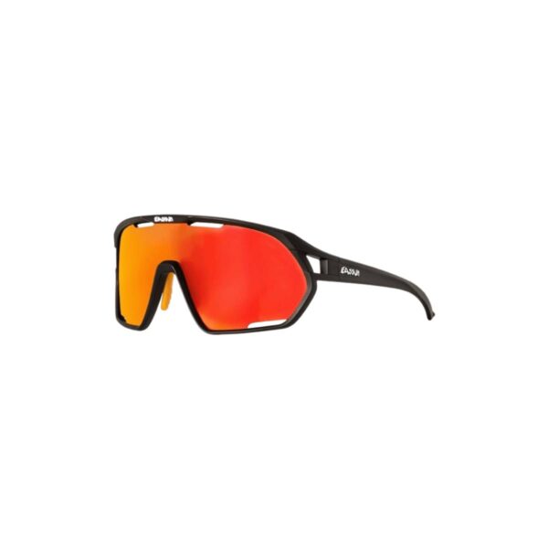 Eassun Paradiso Mattschwarze rote Brille Fahrradbrillen