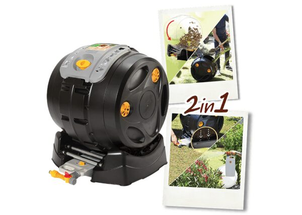 EasyMix 2-in-1 Komposter Tumbler-Komposter Haus & Garten