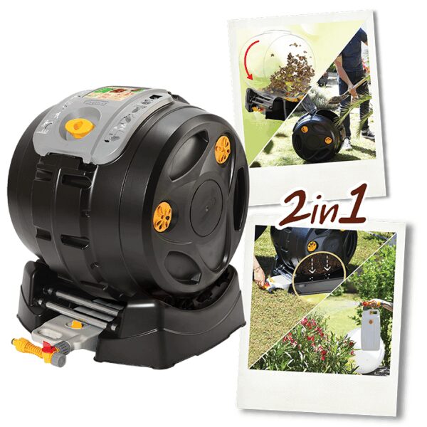 EasyMix 2-in-1 Komposter Tumbler-Komposter Haus & Garten