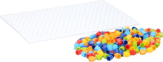 Eddy Toys Plug-in Mosaik - Bastelset - mit Beispielen - 230 Teile Hobby & Sport