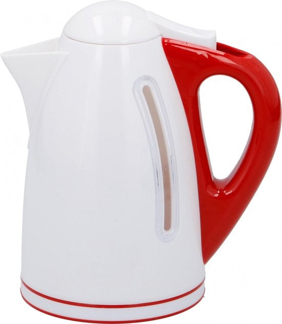 Eddy Toys Wasserkocher Rot/Weiß 15 cm Wohnen & Kochen