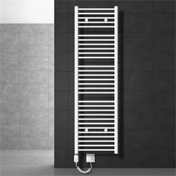 Badheizkörper Sahara mit Heizstab 1200W 500x1800 mm Weiß gerade mit Seitenanschluss 2060