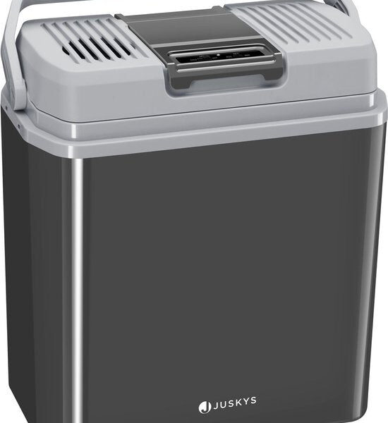 Elektronische Kühlbox North Pole - 24 Liter - Grau - 12 V & 230 V Anschluss Auto & Fahrrad