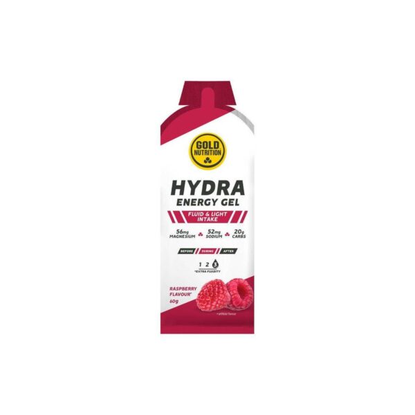 Energie-Gel GoldNutrition Hydra Gel Himbeere 60g Sporternährung