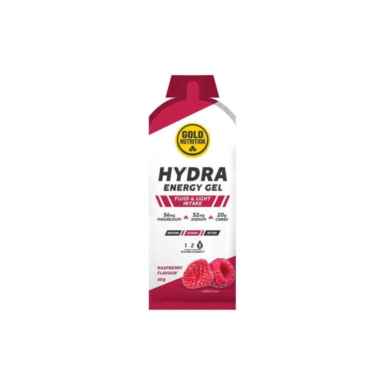 Energie-Gel GoldNutrition Hydra Gel Himbeere 60g Sporternährung