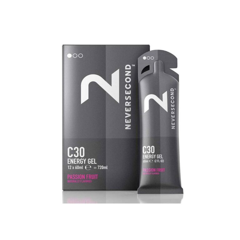 Energiegel Neversecond C30 Passionsfrucht Box mit 12 Einheiten Ernährung