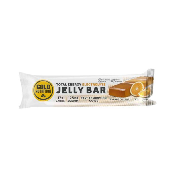 Energieriegel GoldNutrition Elektrolyt Jelly Bar Orange 30g Sporternährung