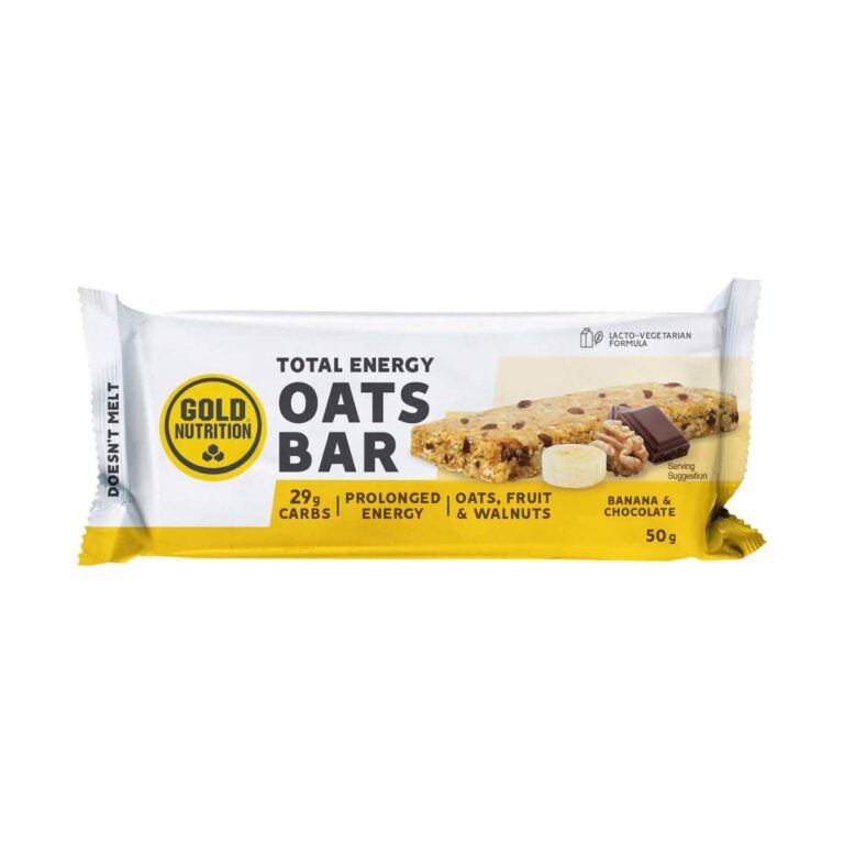Energieriegel GoldNutrition Total Energy Oats Banane und Schokolade 50g Sporternährung