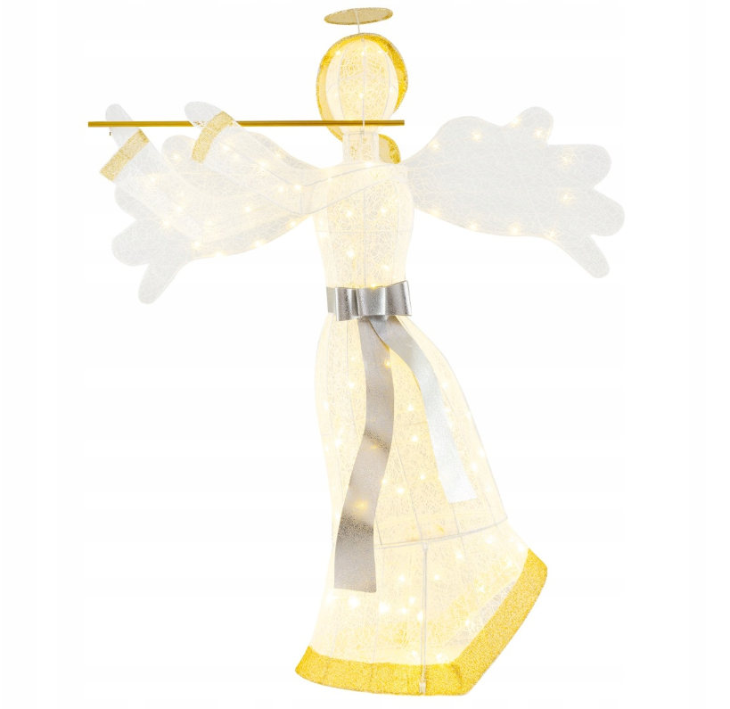 Engel mit LED - 150 cm - Weihnachtsdekoration Weihnachten Engel mit LED - 150 cm - Weihnachtsdekoration Weihnachten