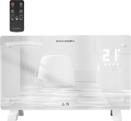 Erikssøn Elektroherd - 2000W Heizgerät - weiß Wohnen & Kochen