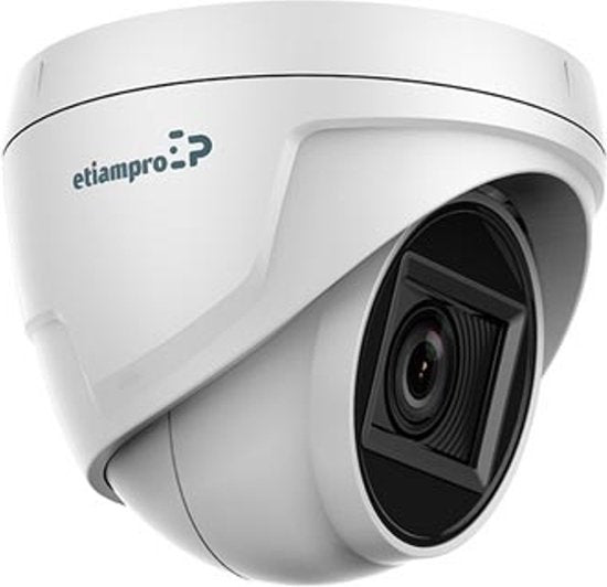 EtiamPro Überwachungskamera HD - CCTV - Varifokal - Mit Nachtsicht bis zu 70m - 1080p - Innen und Außen - Weiß Haus & Garten