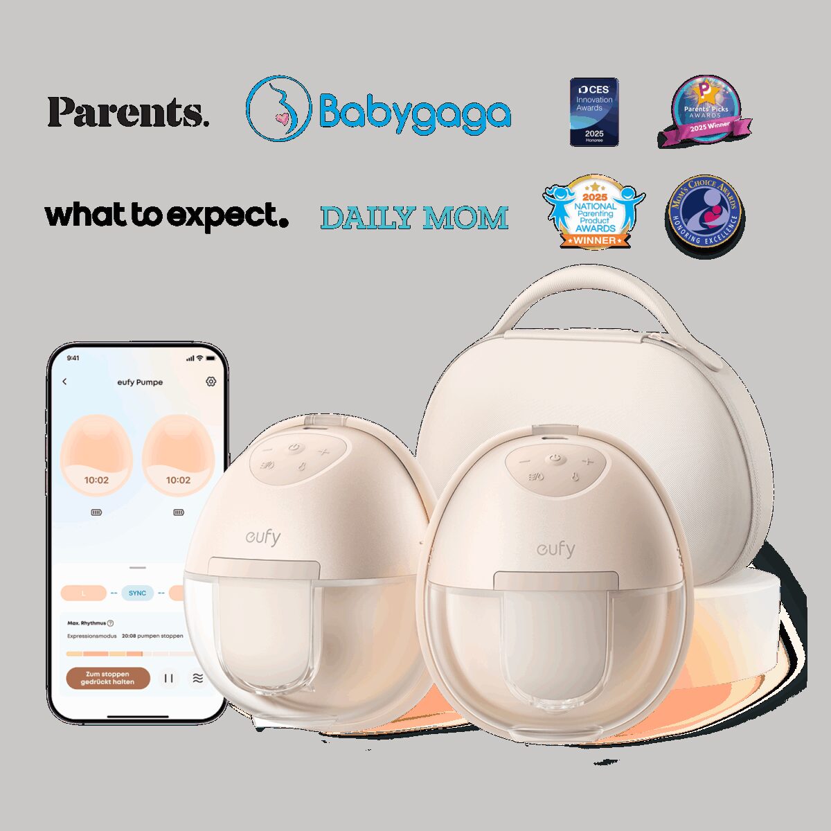 eufy Tragbare Milchpumpe S1 Pr
