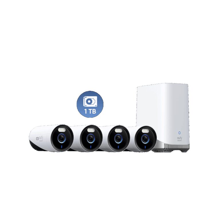 eufyCam E330 4-Kamera-Set Weiß